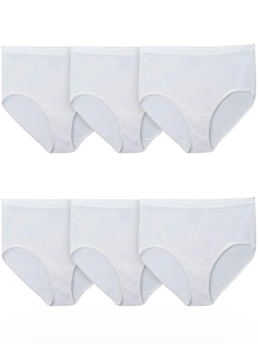 Fit for Me Women's Plus Cotton Brief Panties from Fruit of the Loom